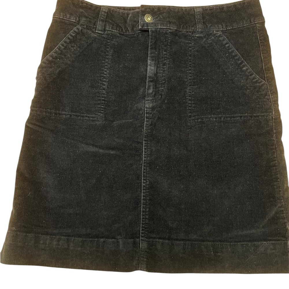 Women’s Carhartt Black Corduroy Skirt mini skirt with pockets cowgirl style